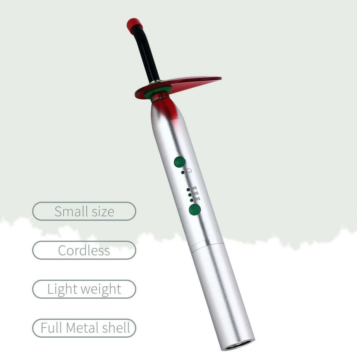 2 Sets Dental Orthodontic Wireless LED Curing Light Cure Lamp YS-C 2700mw/cm²
