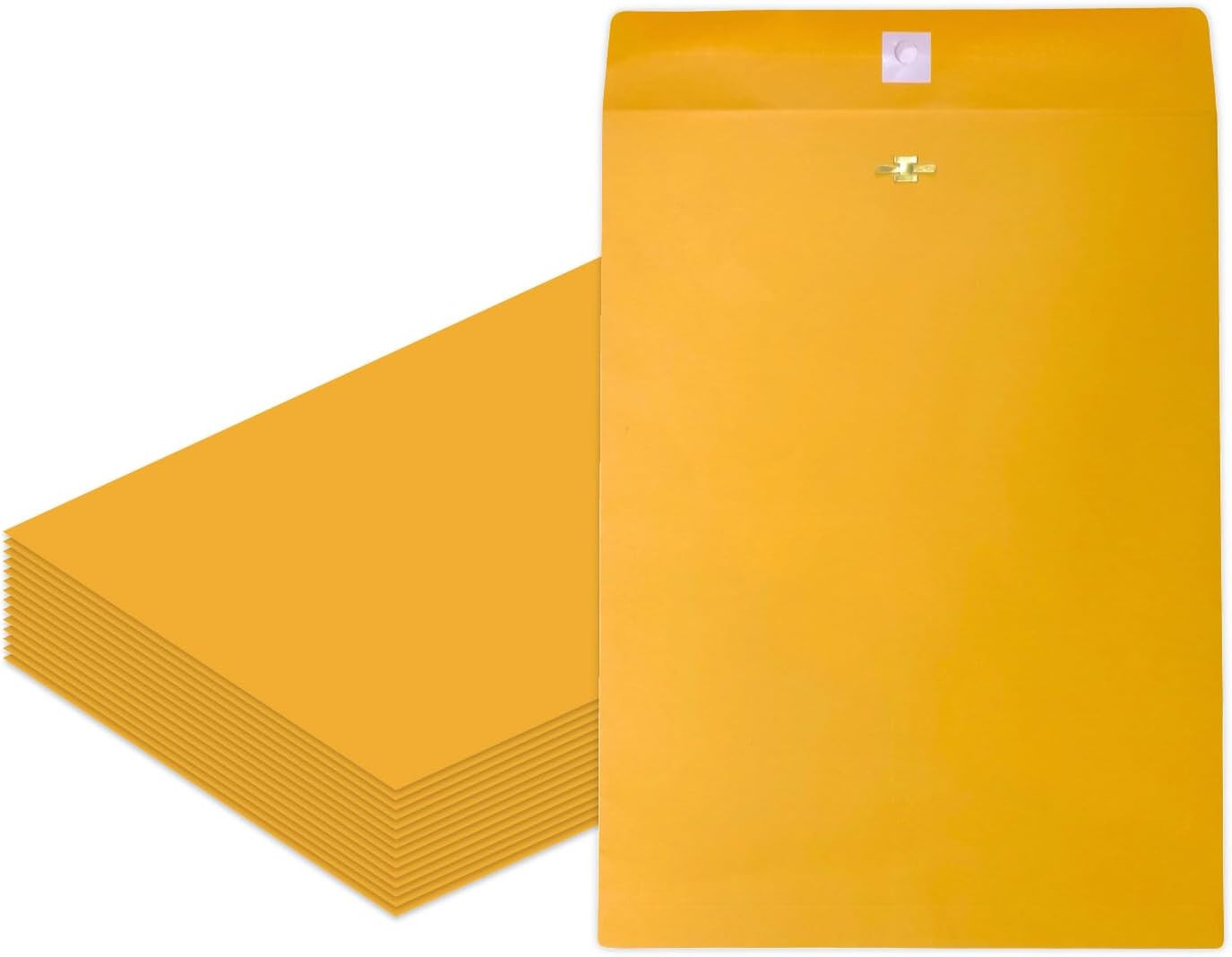 9X12 Clasp Envelopes 20 Pcs, Manilla Envelopes 9X12 with Clasp Closure, 100 GSM