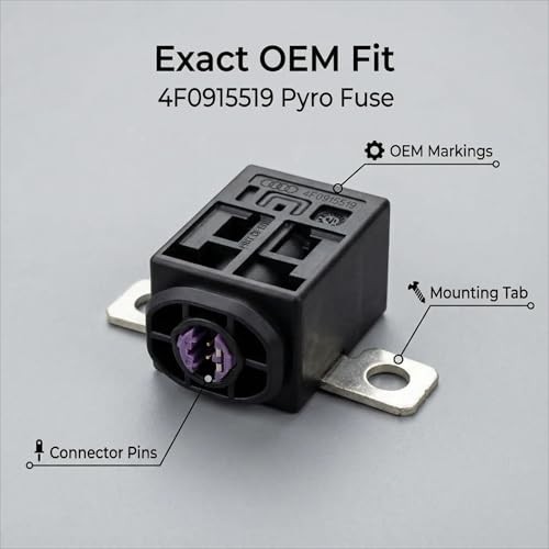 Battery Fuse Overload Protection Trip – Pyro Fuse for Audi A4 A5 A6 Q5 Q7 (2005-