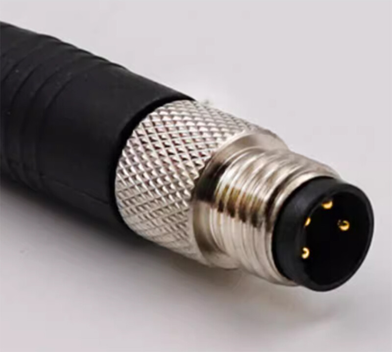 M8 Waterproof Connector Cable Straight/Elbow Konektor With Kabel 2m Male/Female