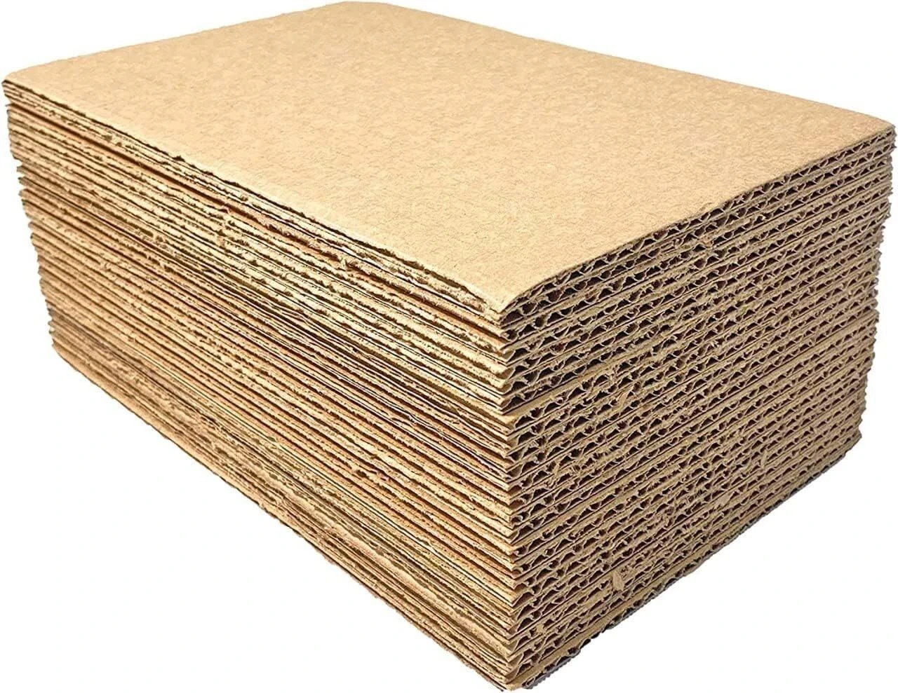 Boxes Corrugated White Cardboard Mailers Tuck Top One-Piece Die-Cut Vary 50 Pk