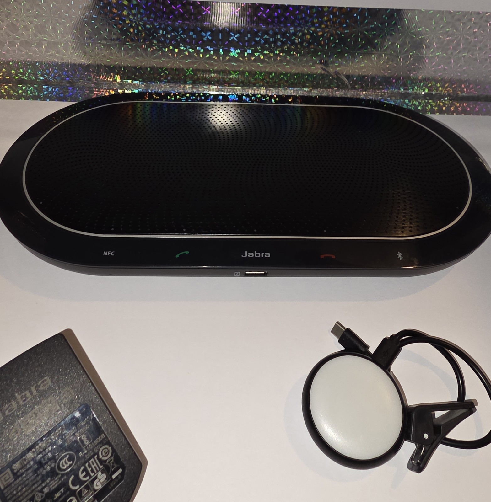 Jabra SPEAK 810 USB VoIP Desktop HandsFree ConferenceSpeakerphone + Light