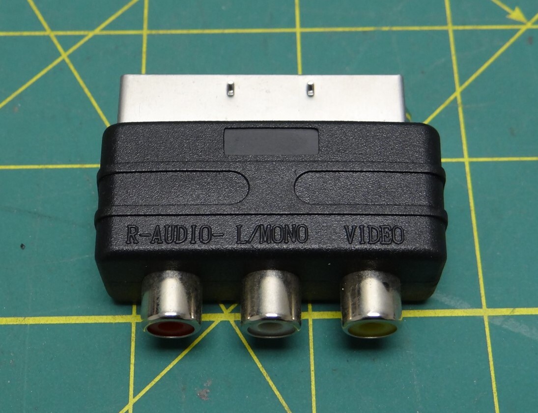 Adapt SCART to RCA 301130B For InFocus Projector