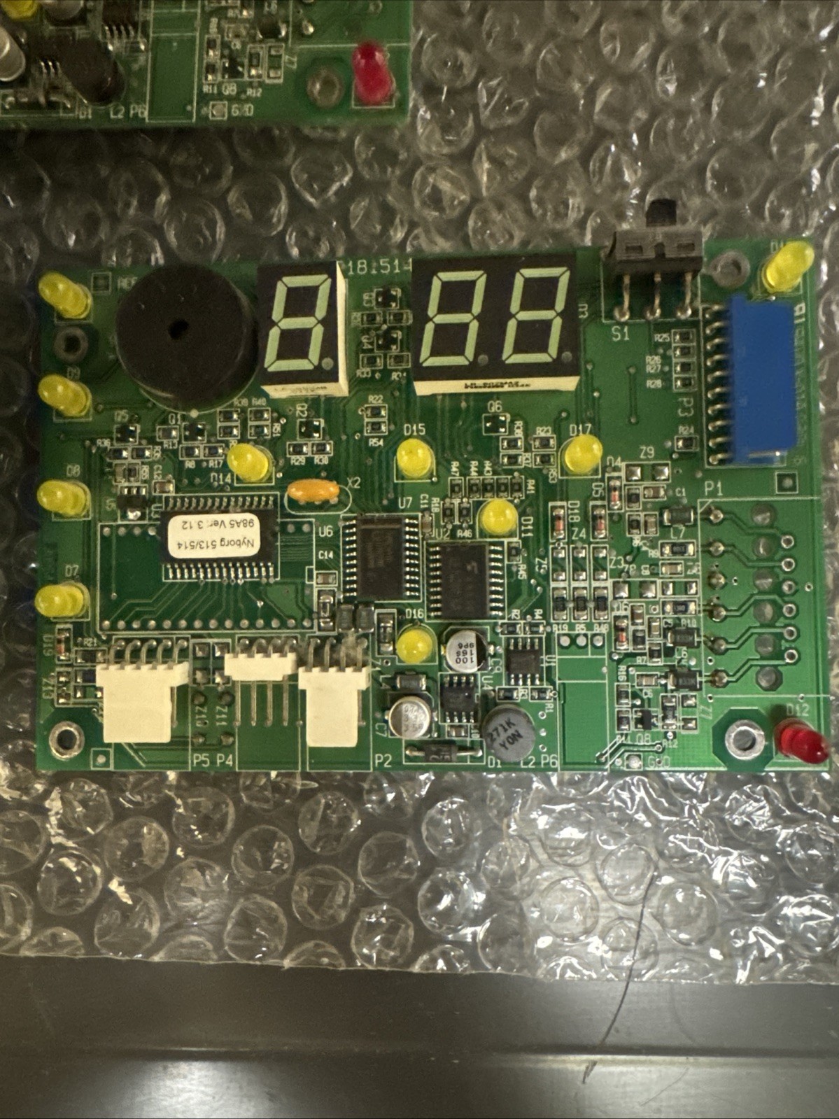 3x Display Module Circuit Board #487181514 for Wascomat TD3030 Dryer rev 1.21