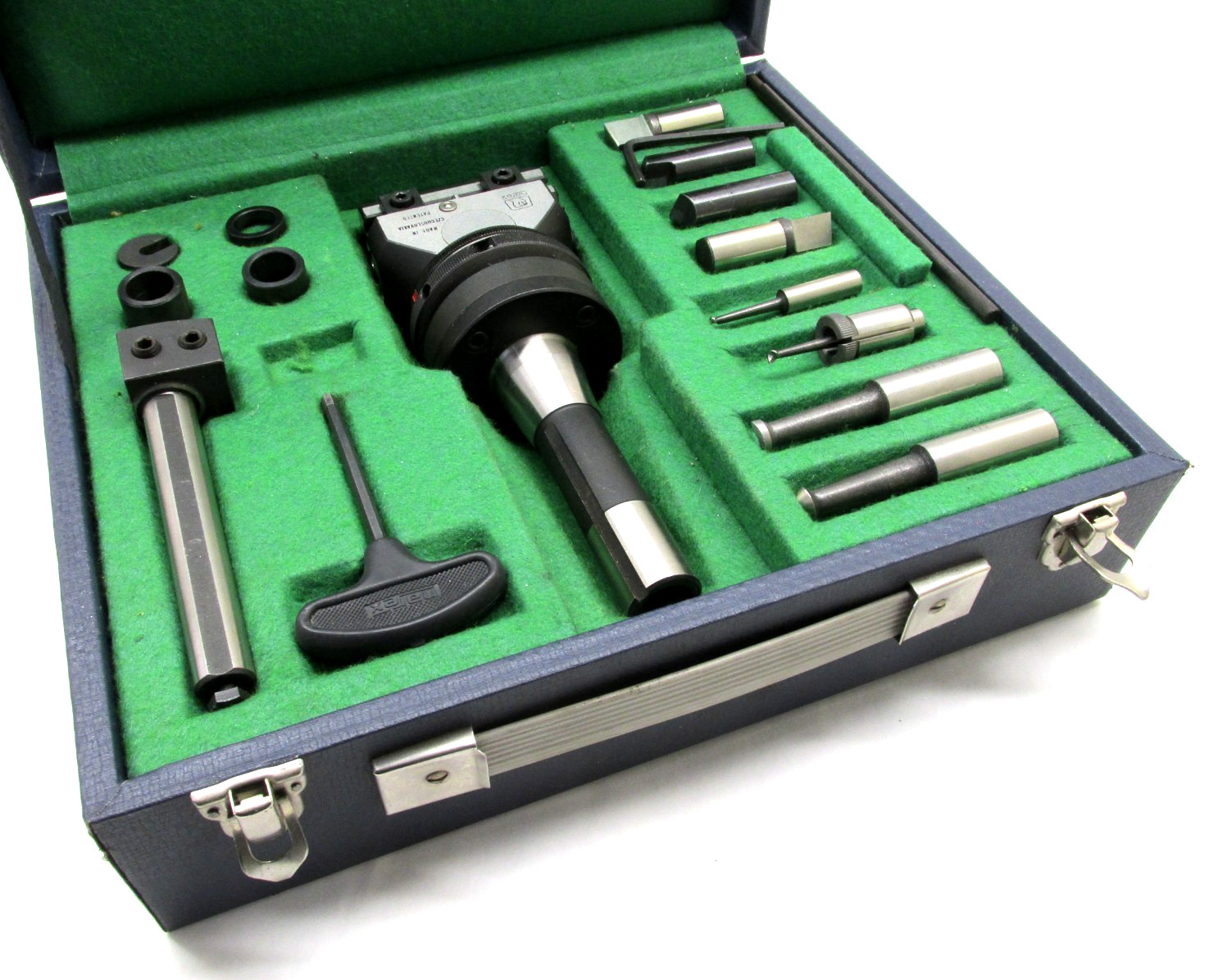 PRISTINE! NAREX 5/8″ UNIVERSAL BORING & FACING HEAD w/ R8 SHANK – #Vhu 1-3/8″