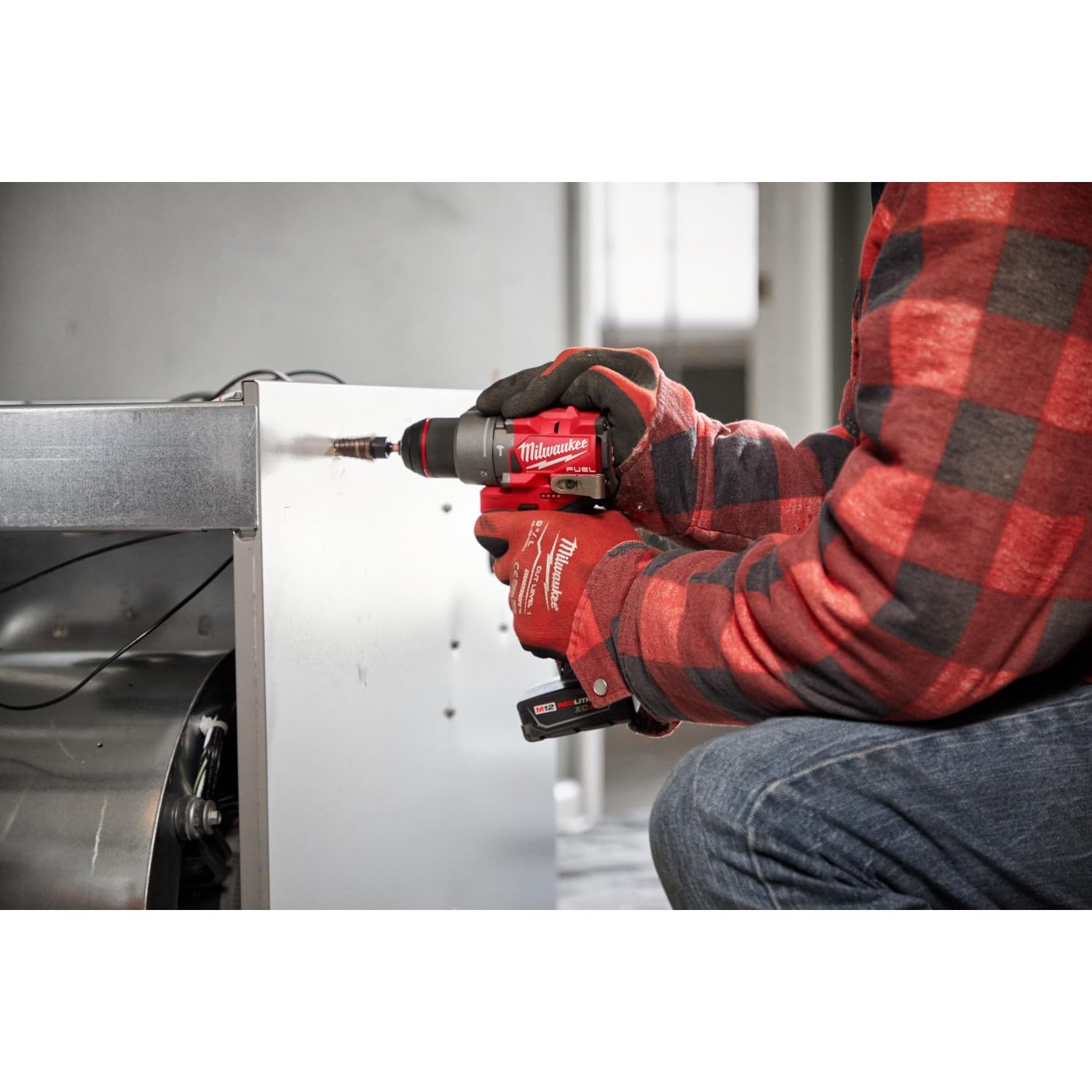 Milwaukee Electric – M12 Fuel. 1/2 Hammer Drill-Driver Red/Black