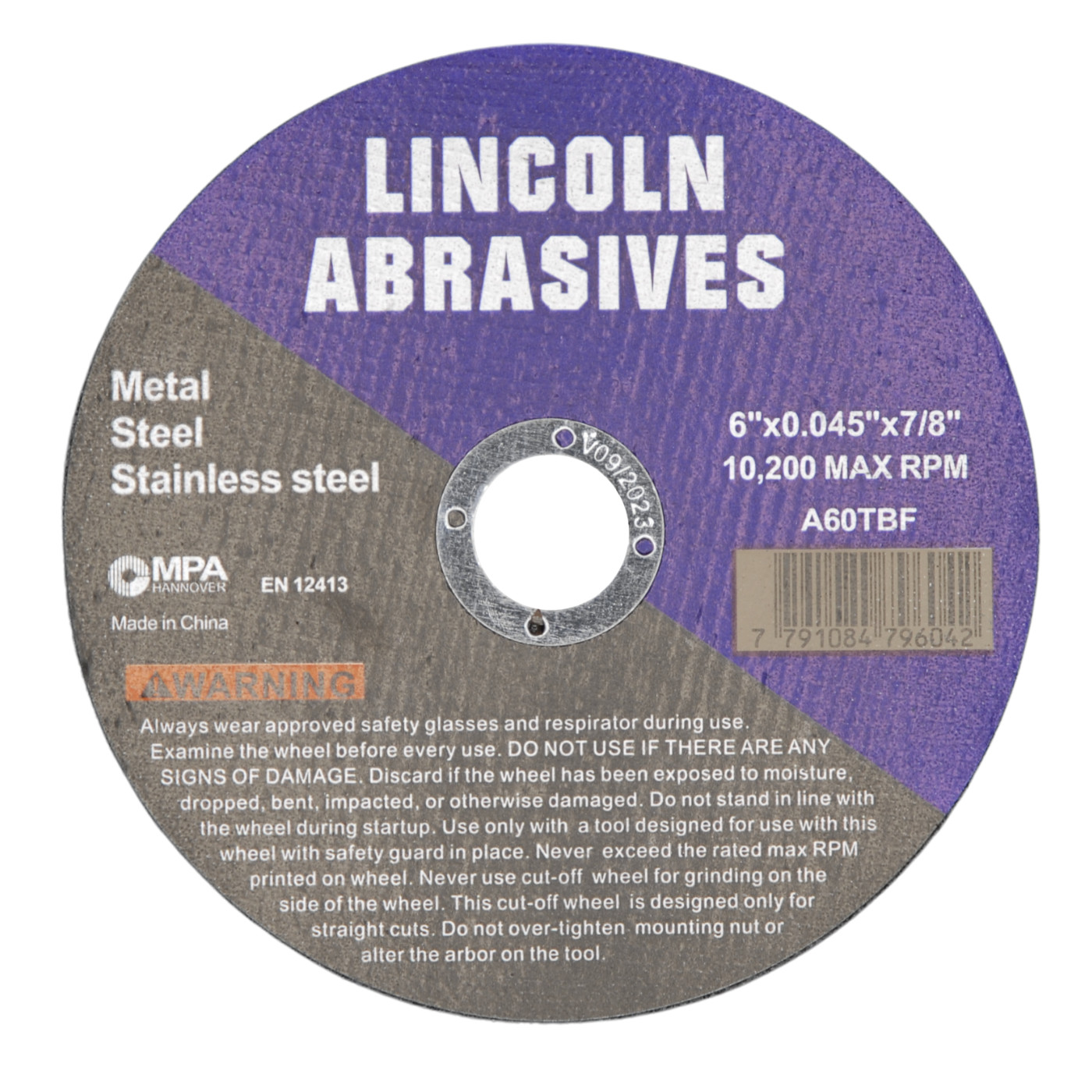 200 Pack 6″ x .045″ x 7/8″ Cut-off Wheels Cutting Discs Stainless Steel & Metal