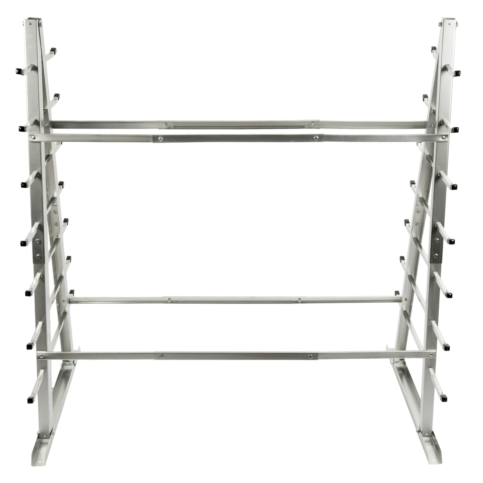 2000LBS 7-Tier Floor Standing Horizontal Storage Rack for Lumber/Pipe Adjustable