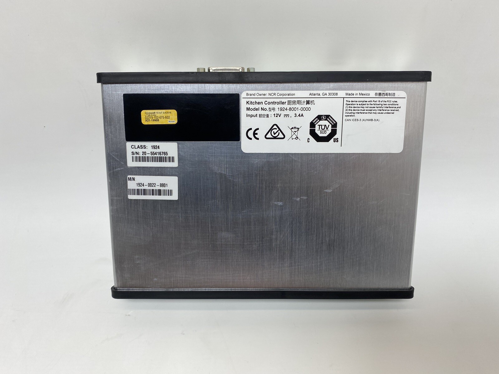 NCR 1924-0022-8801 / 1924-8001-0000 Kitchen Controller 8GB / 64GB SSD Win10