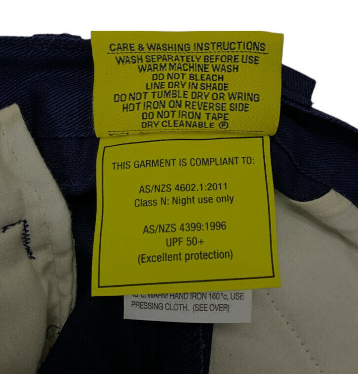Bisley Safetywear Cargo Pant 3M Scotchlite Reflective Material Navy NWT