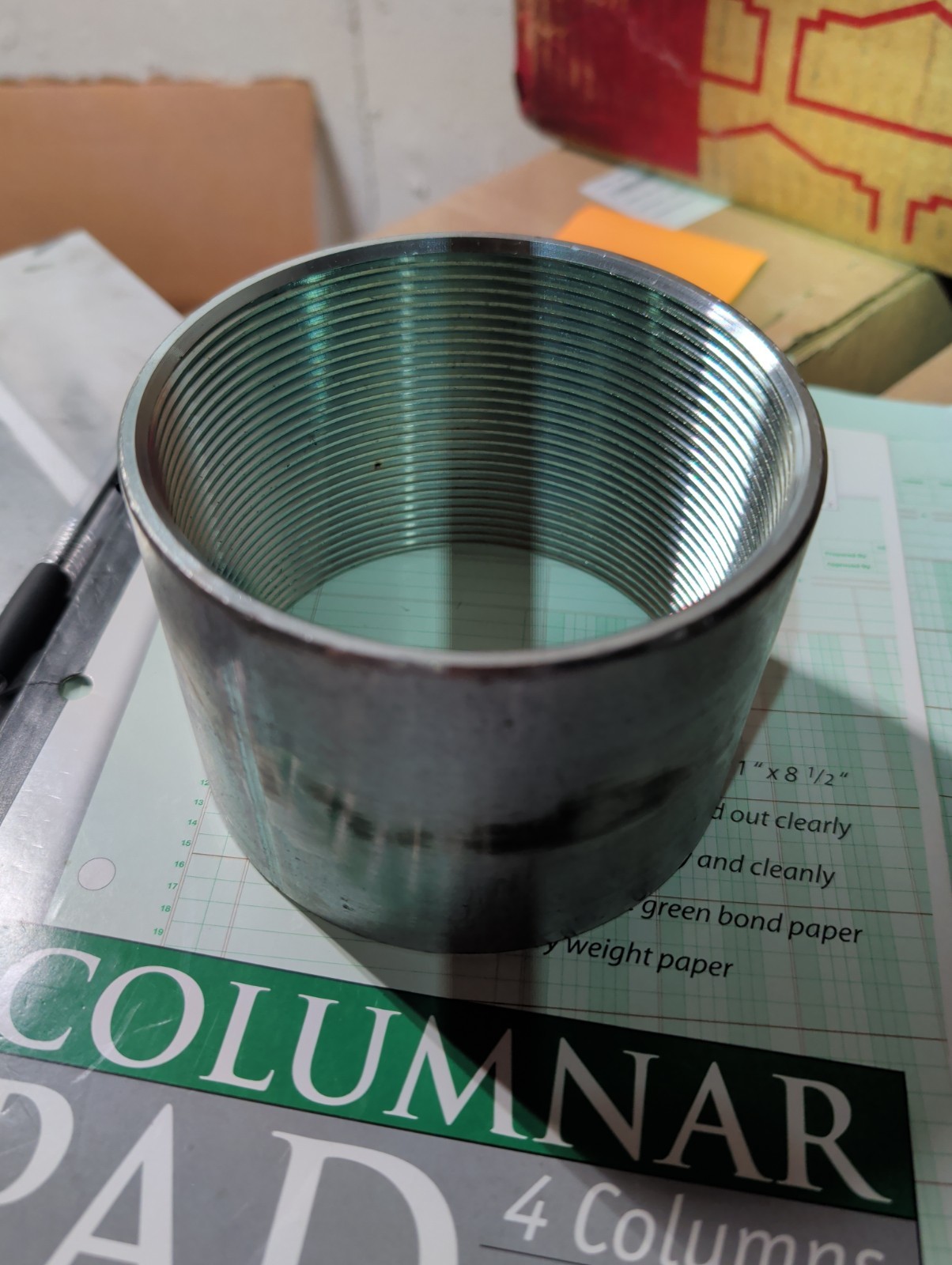 NO NAME 4 1/2″ ALUMINUM RIGID COUPLING CONDUIT FEMALE