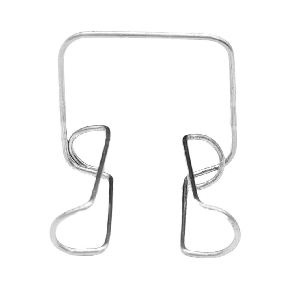 4 Pcs/Box Dental Dry Area No-Rubber Dam Stainless Steel Clip Cotton Roll Holder
