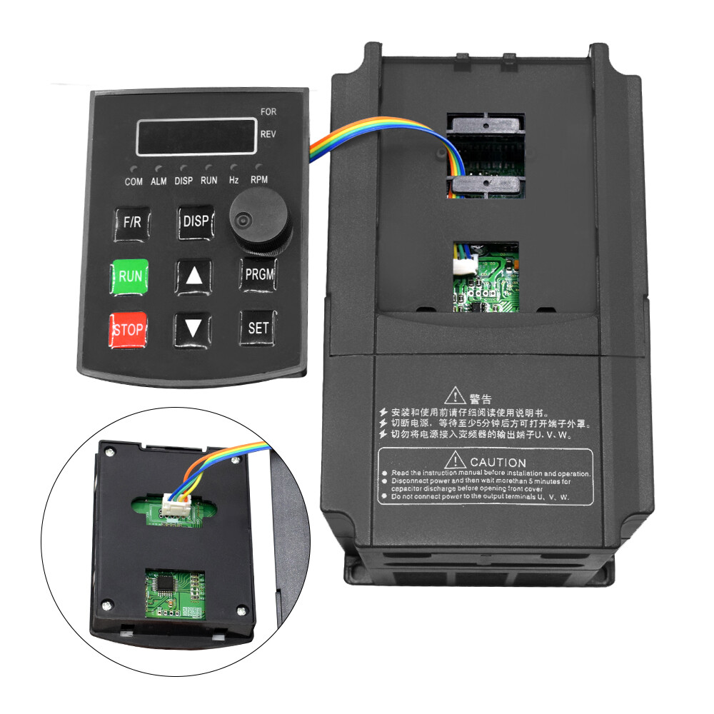 1.5KW/0.8KW Spindle Motor Water/Air-cool 24000RPM 220V, VFD Inverter,ER11 Collet