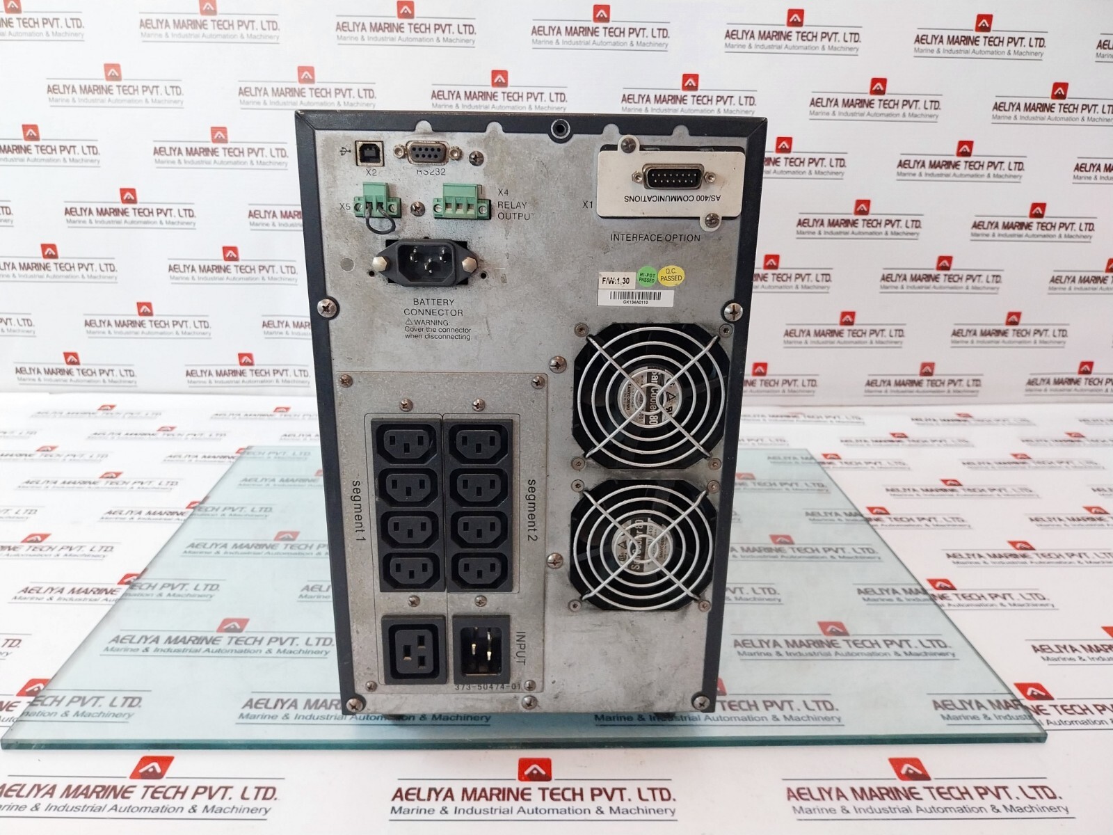 Eaton PW9130I3000T-XL UPS System 9130 36A 96Vdc 1 ø 50/60Hz FW: 1.30