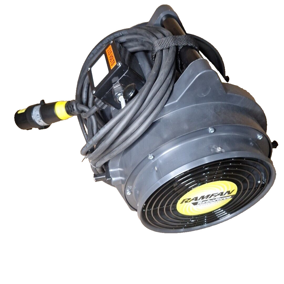 Ramfan EF7002 / UB20XX Black Industrial Intrinsically Safe Blower 980 CFM 1/3 HP