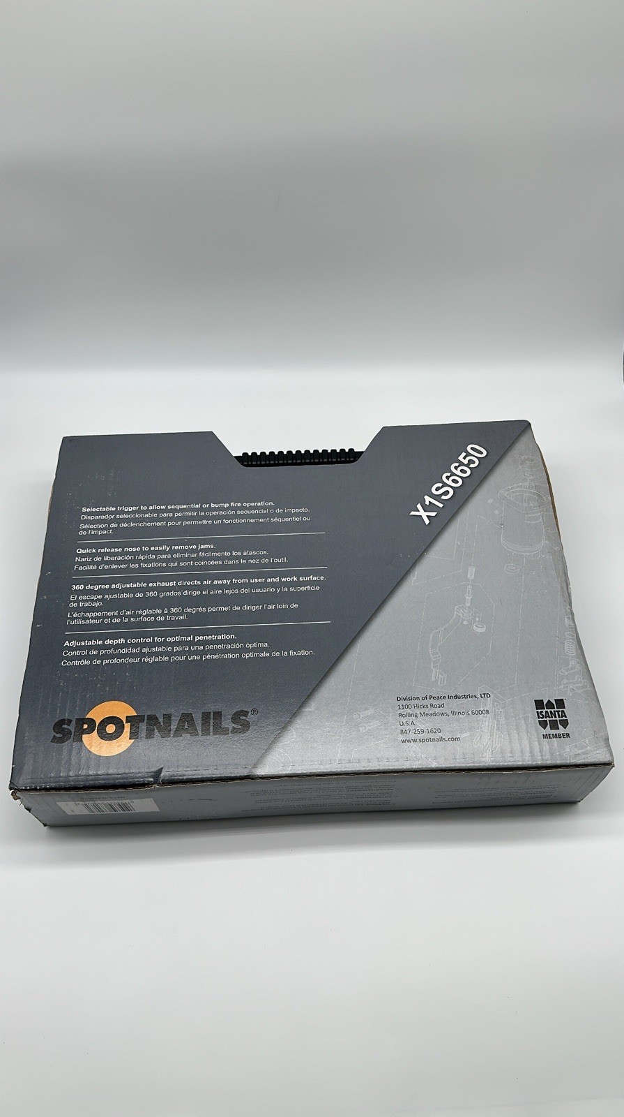 Spotnails X1S6650 16 Gauge 7/16” Medium Crown Stapler (1/2” – 2”) – Brand New