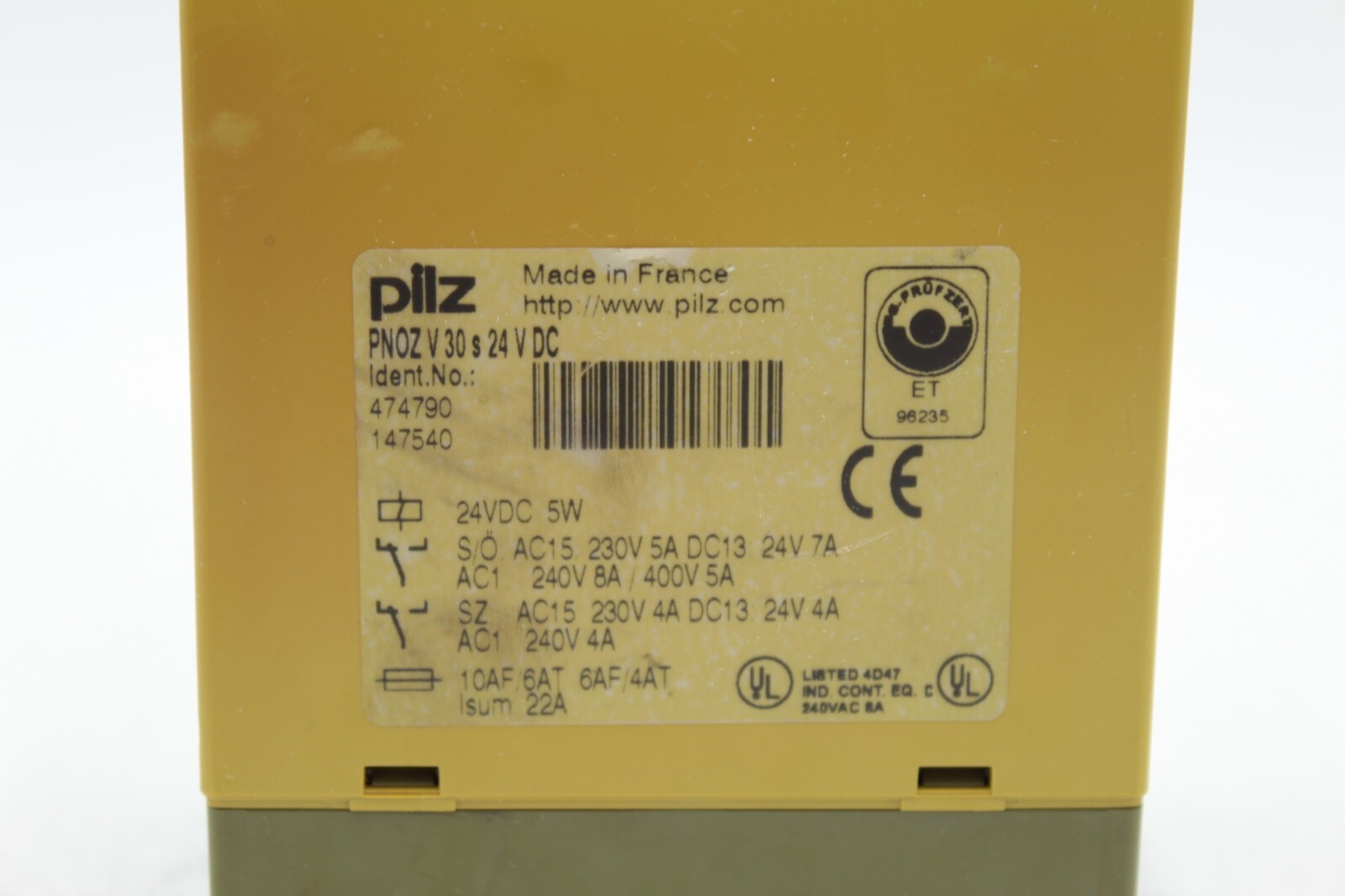 Pilz PNOZ V 30s 24 V DC Emergency Stop Relay