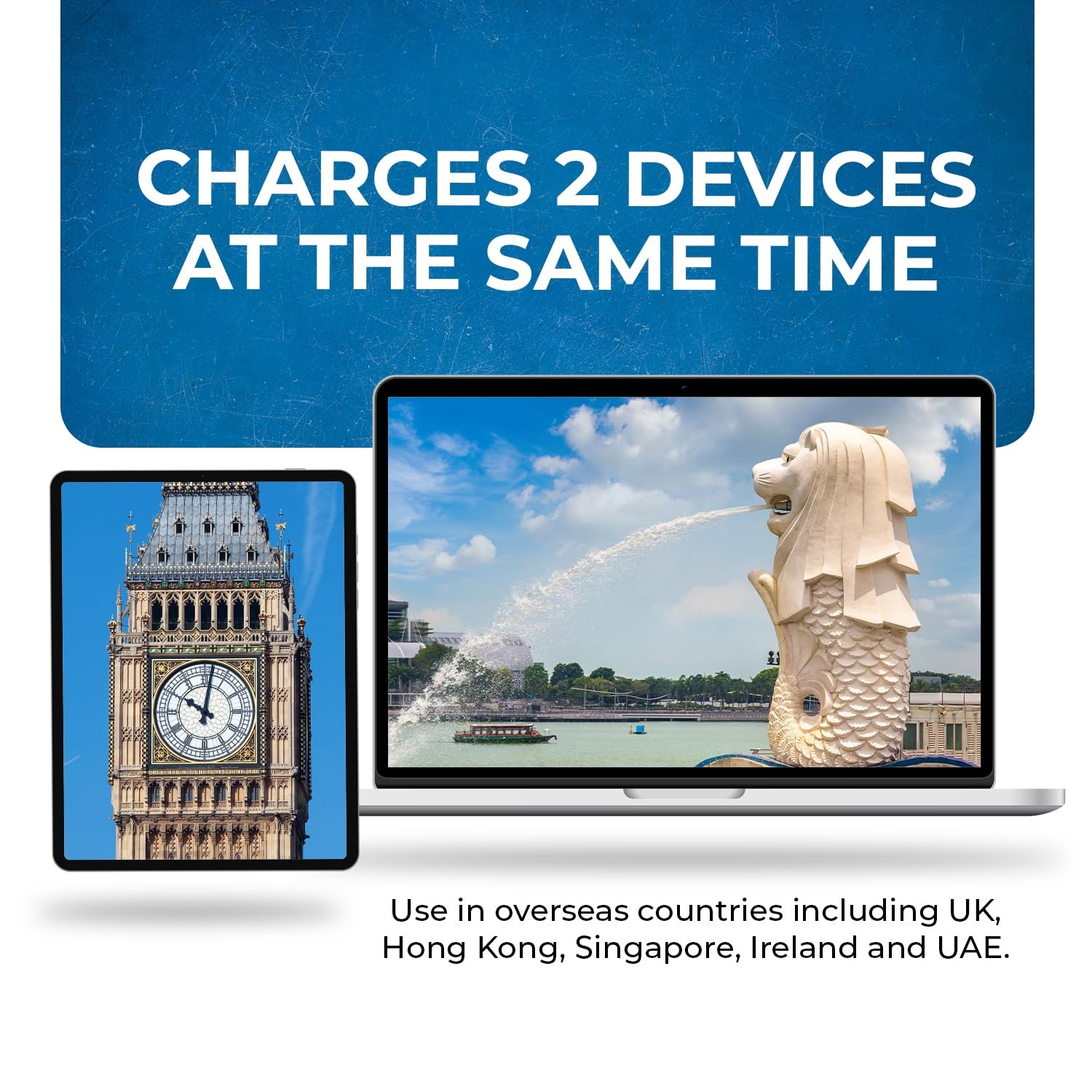 UK, Hong Kong Travel Adapter Plug, Adaptor 2 in 1, For Botswana, England, UAE…