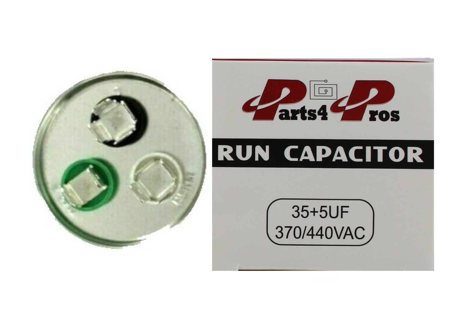 35+5 35/5 uF MFD 370-440 V AC (10x) High Quality Dual Run Capacitor CBB65-R