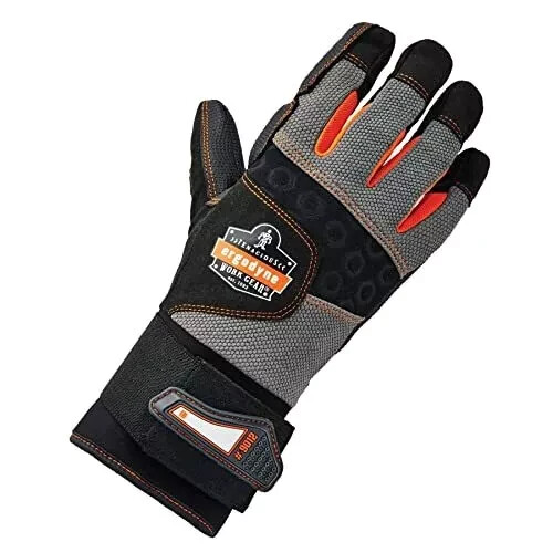 Proflex 9012 Antivibration Work Gloves Ansi/iso Certified Full Fingered Wrist Su