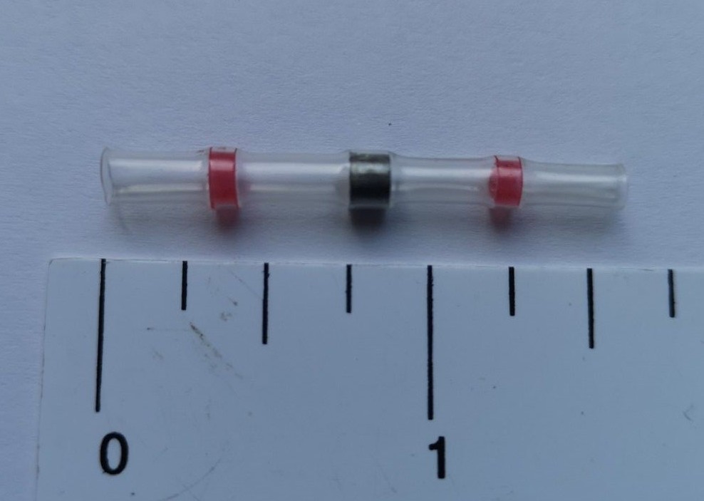 HEAT SHRINK SOLDER SEAL BUTT WIRE CONNECTOR SPLICE TERMINAL WATERPROOF