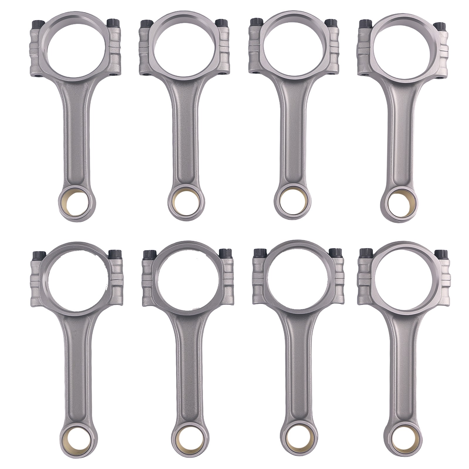 I Beam 5.700″ 2.100″ .927″ Forged 5140 Steel Connecting Rods Chevy SBC 1967-03