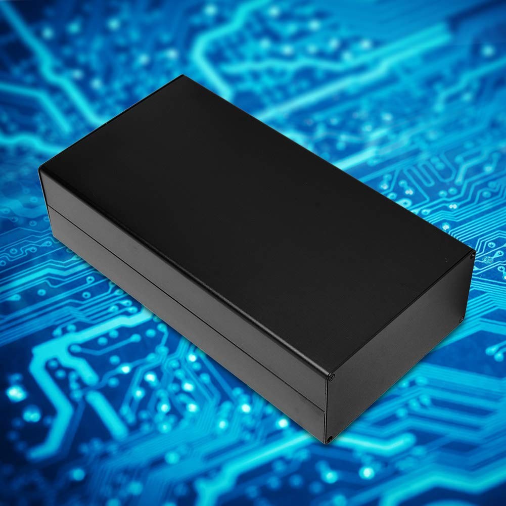 Aluminium Project Box, 80 x 160 x 300mm Aluminium Enclosure PCB Junction Box Elect…