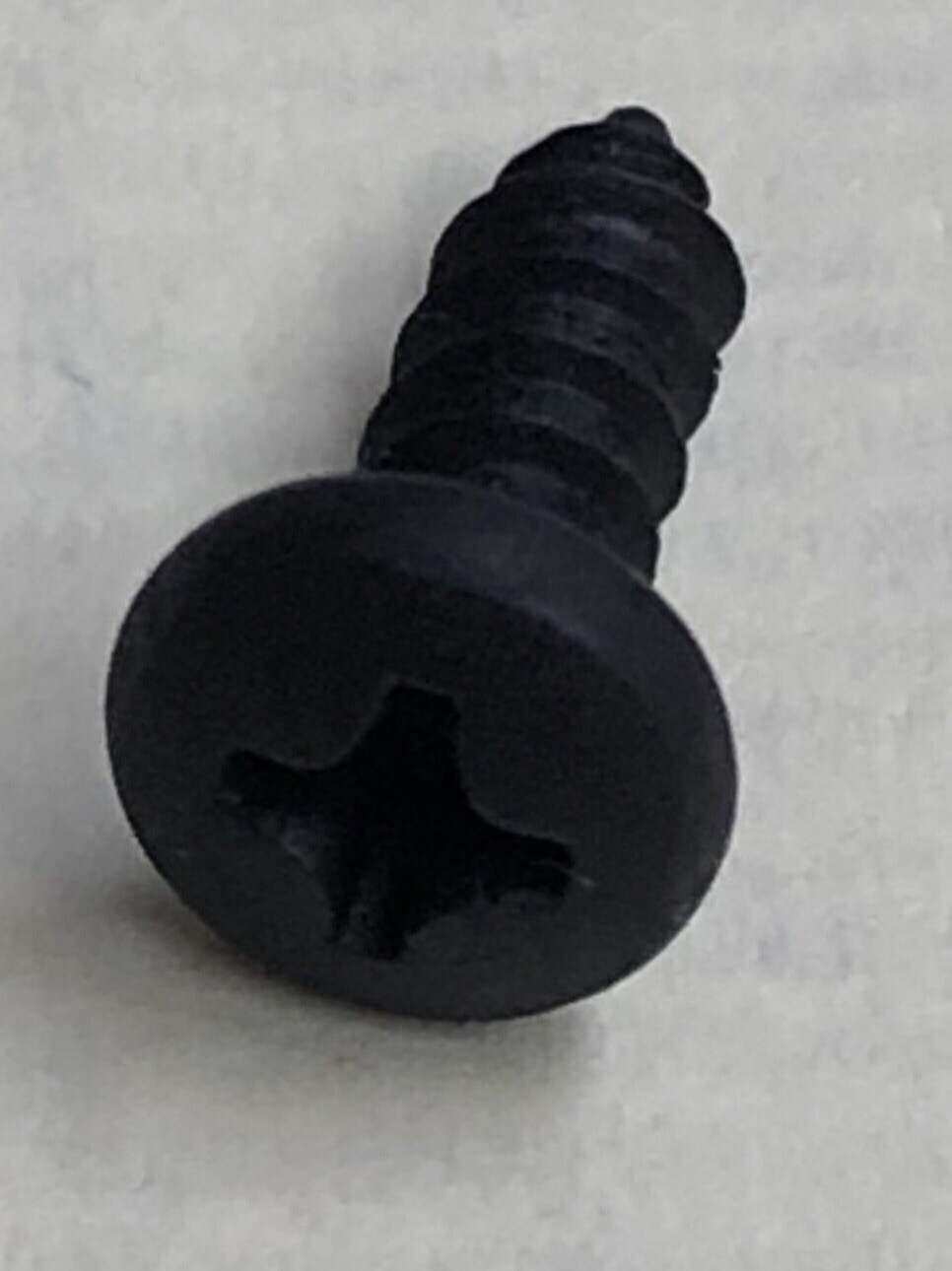 (100) #8 X 3/4 Pan Round Button Head Tapping Sheet Metal Wood Screw Black 8 .75