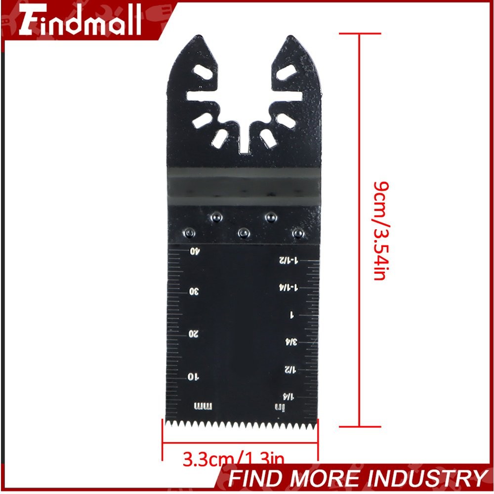 Findmall 100 Piece Quick Release Universal Oscillating Tool Saw Blades New