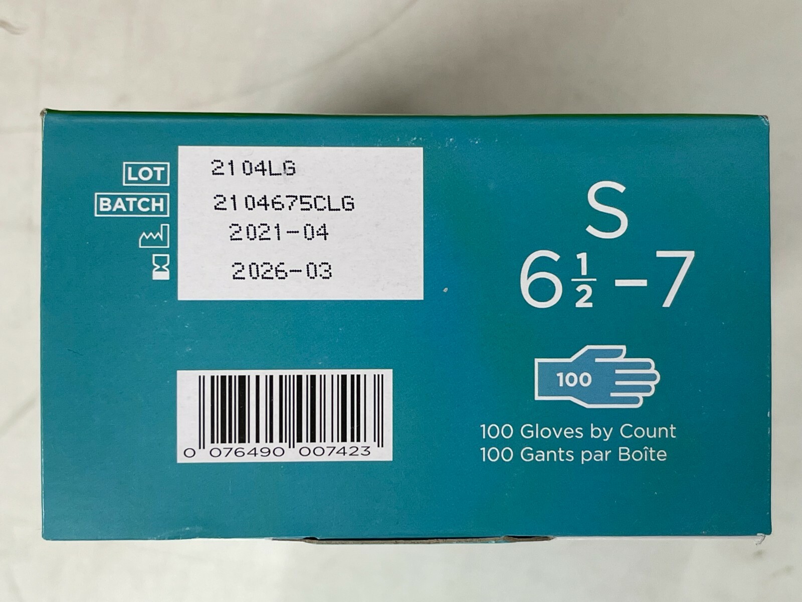 CASE OF 10 BOXES Ansell Nitrile Food Compliant Size S (100 Gloves/box) 92-675