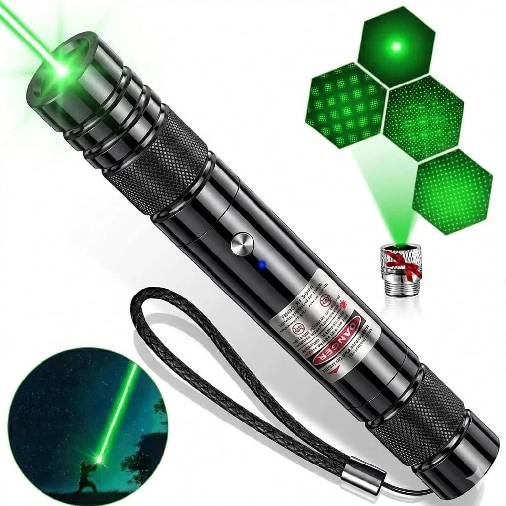 Green Presentation Laser Pointer Pen 1mW Class II Rechargeable Office Pointer