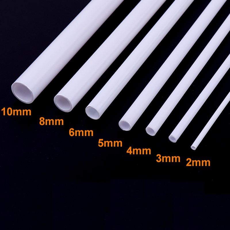 ABS Plastic Round Tube Profile Rods Scratch Building 3mm 4mm 5mm 6mm 8mm 10mm