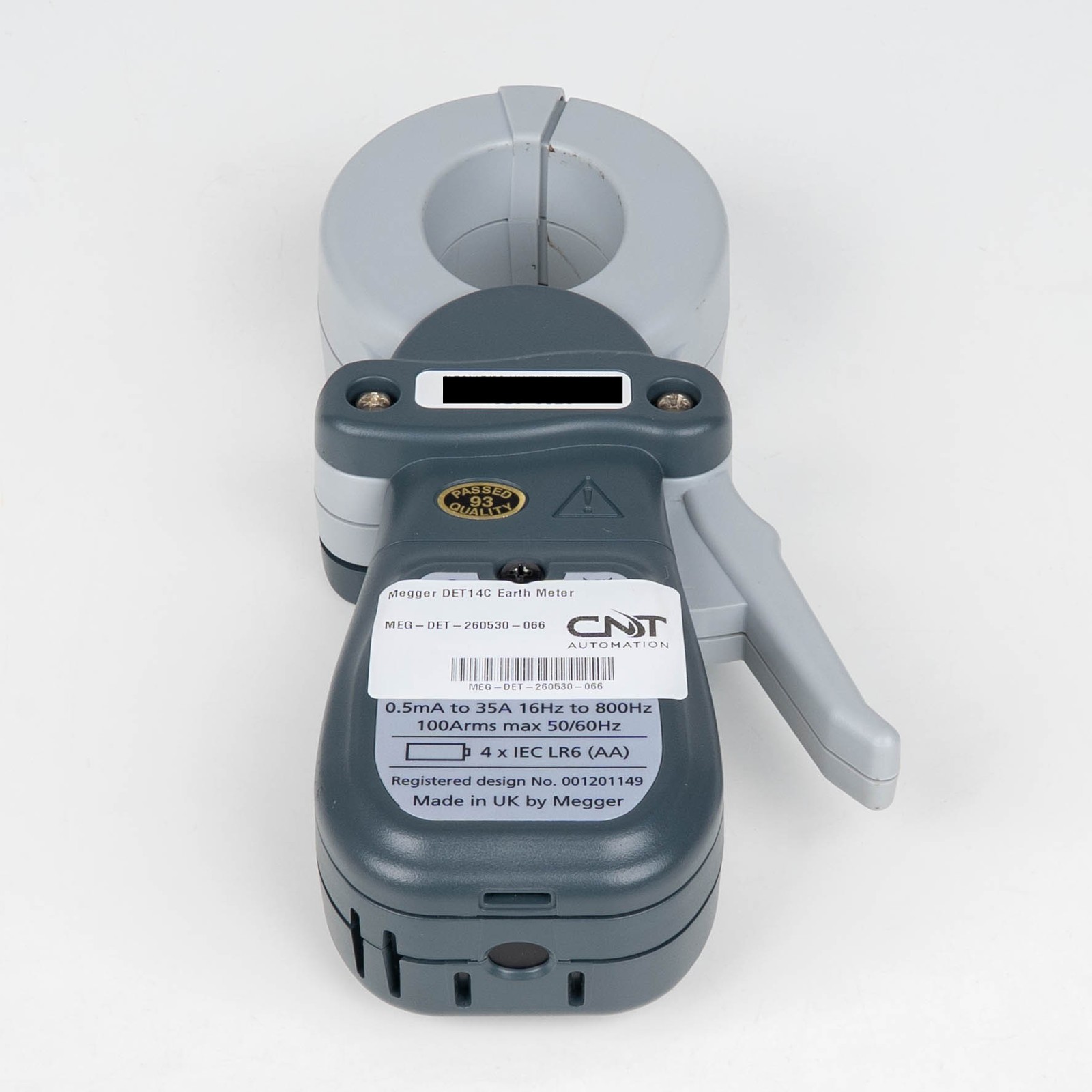 Megger DET14C Digital Earth Clamp-On Ground Resistance Meter 50mΩ to 1500Ω