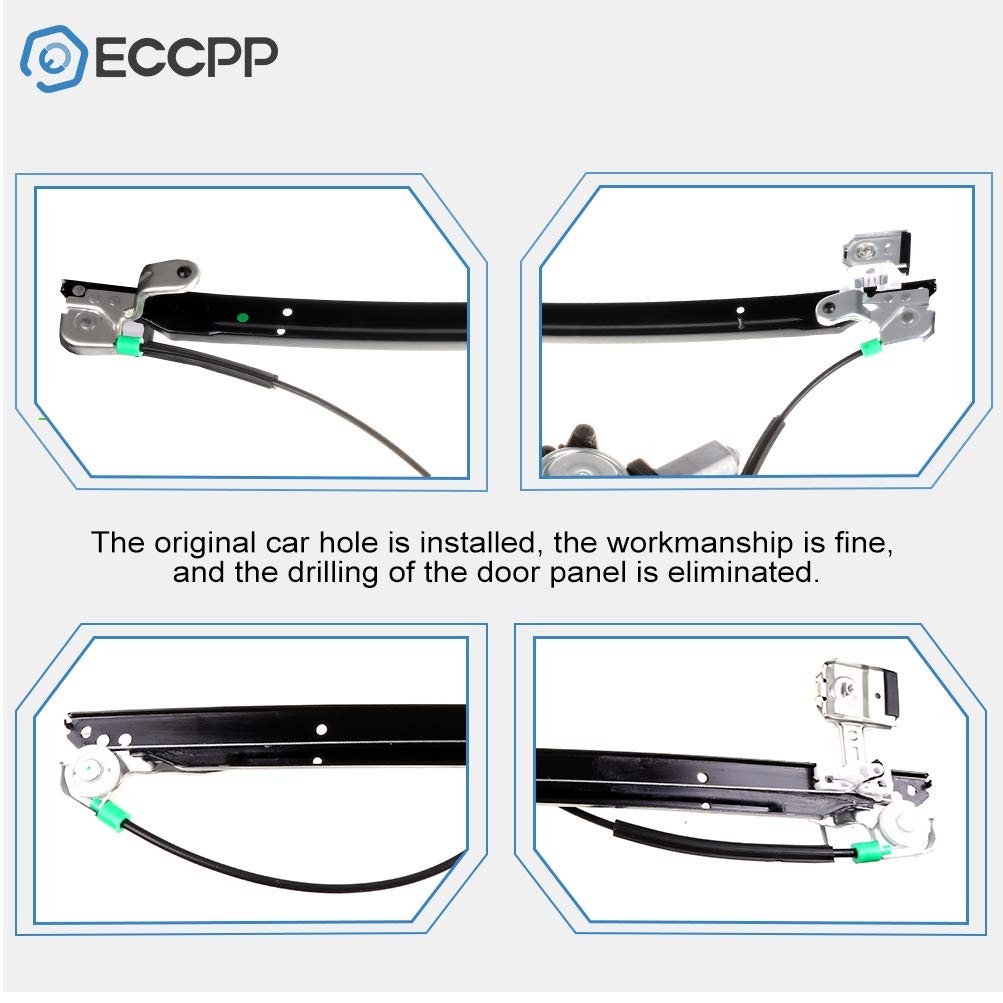 Power Window Regulator FR Motor 04-07 Chrysler Town&Country Dodge Caravan/Grand