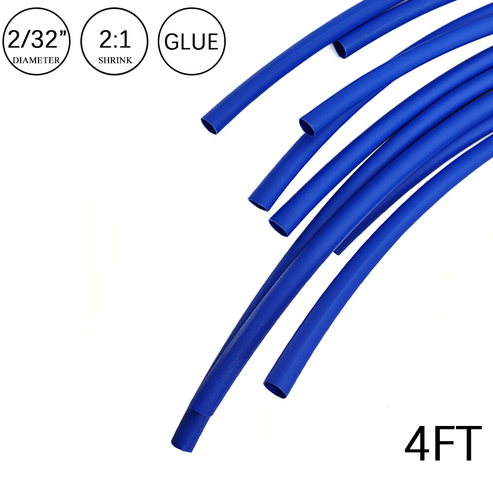 2:1 Heat Shrink Tubing Tube Glue Waterproof Dual Wall Wires Wrap (SMALL SIZES)