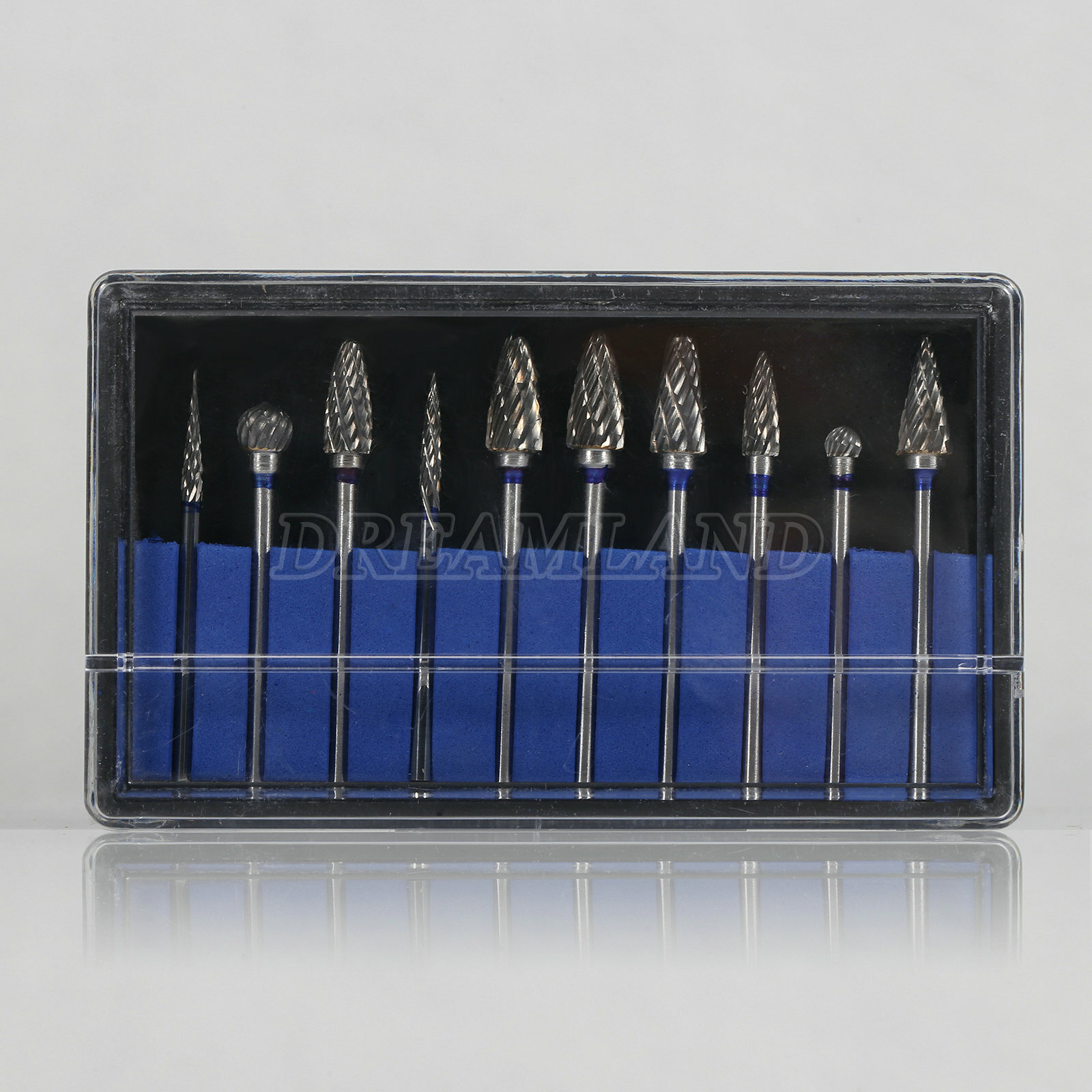 10x Denta lTungsten Carbide Dental Acrylic Bur Drill 2.35mm Fit Teeth Handpiece