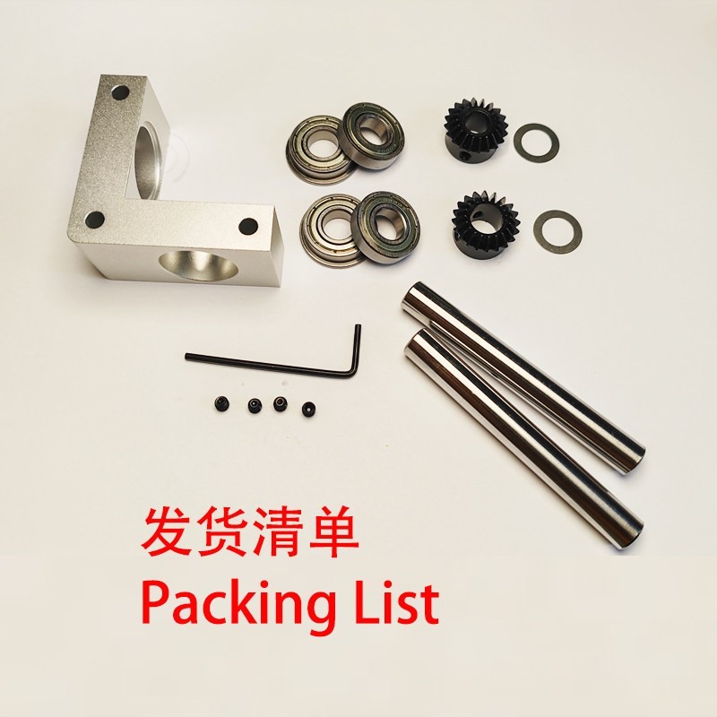 8/10mm Shaft Right Angle Gearbox, 90° 1:1 Bevel Gear Transmission for Models