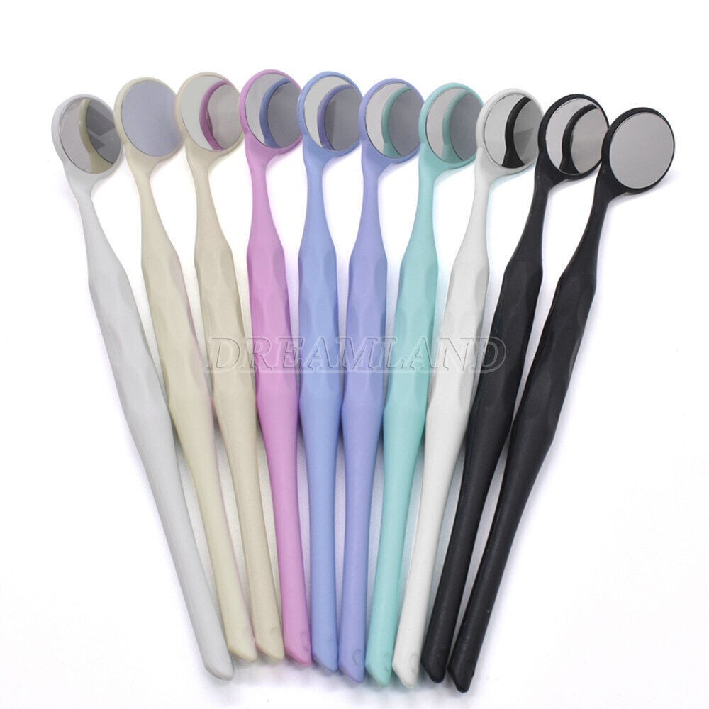 10x Dental Mouth Mirrors Reflector Oral Mirror Autoclavable Double Sided USA