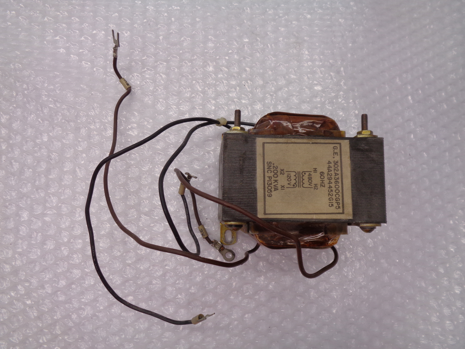 GENERAL ELECTRIC 302A3600CGP2 TRANSFORMER UNMP