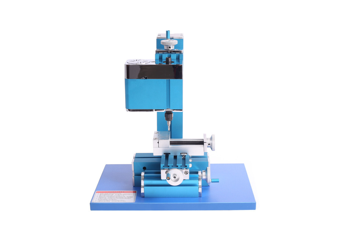 Mini Metal Milling Machine Motorized Metalworking DIY Tool Benchtop for Hobby