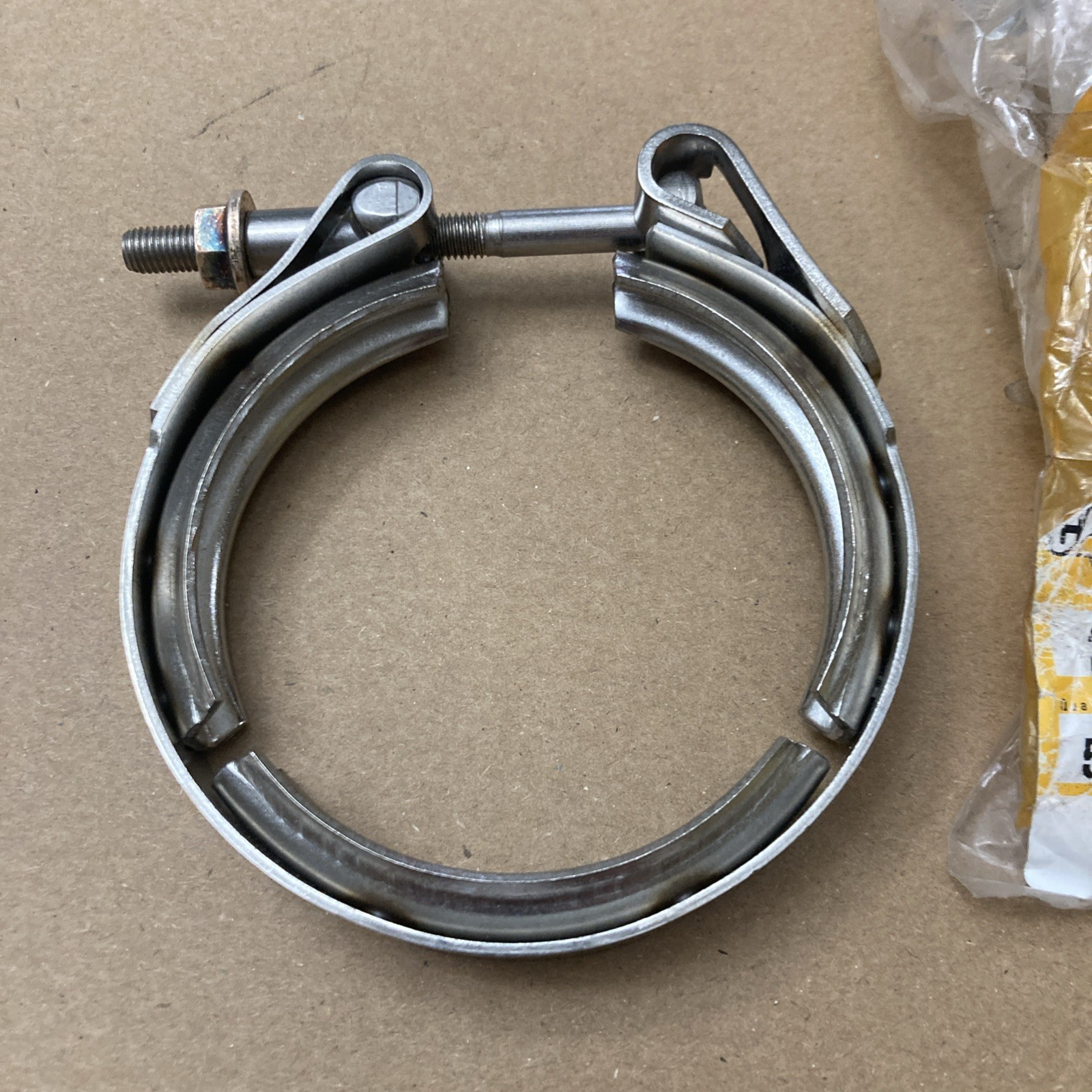241-2634 Genuine OEM Caterpillar Turbo Bellows Quick Connect Clamp C15/13 82.3MM