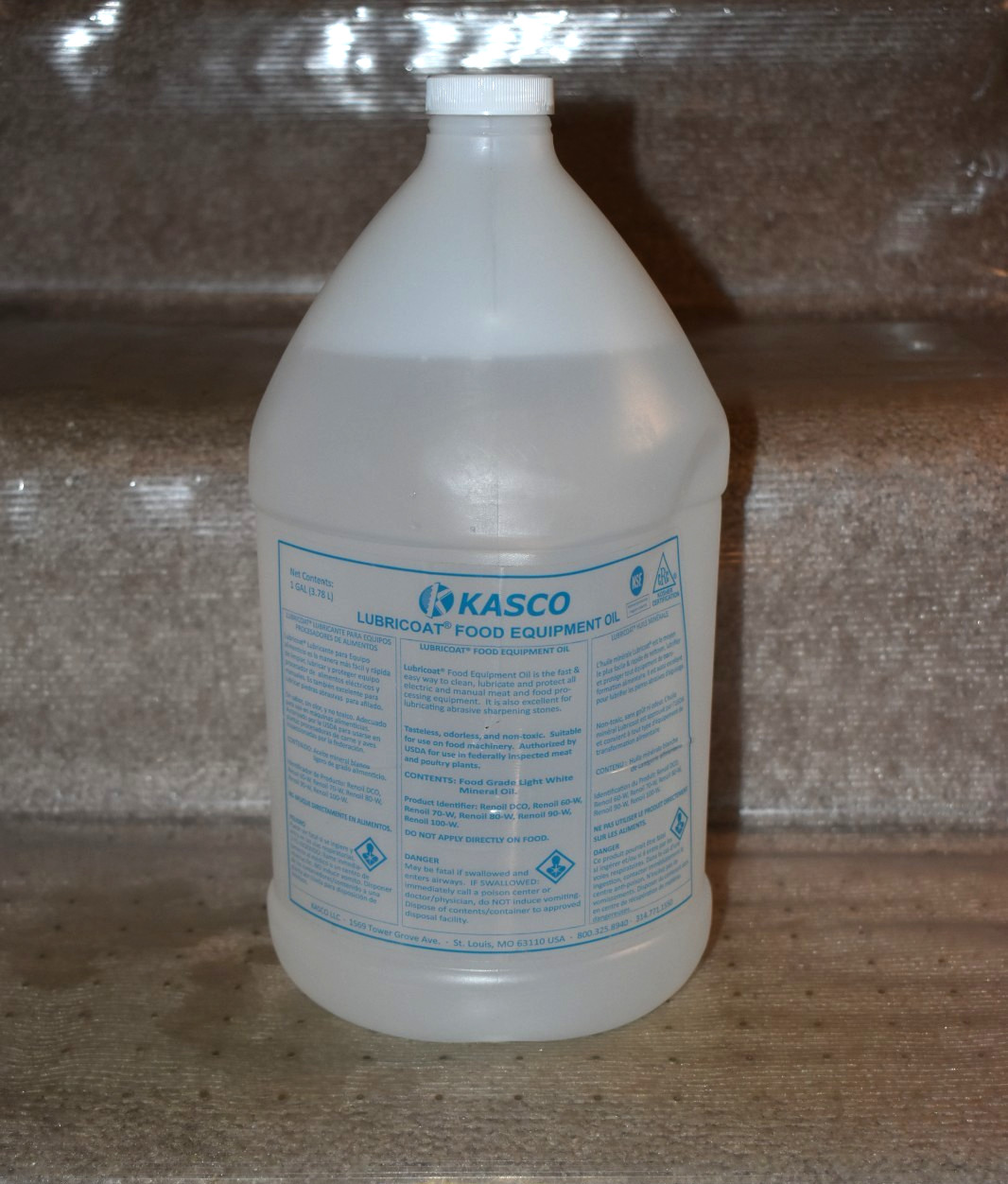 KASCO Lubricoat Food Equipment Oil 1 Gallon Food Grade Lubricant Sealed