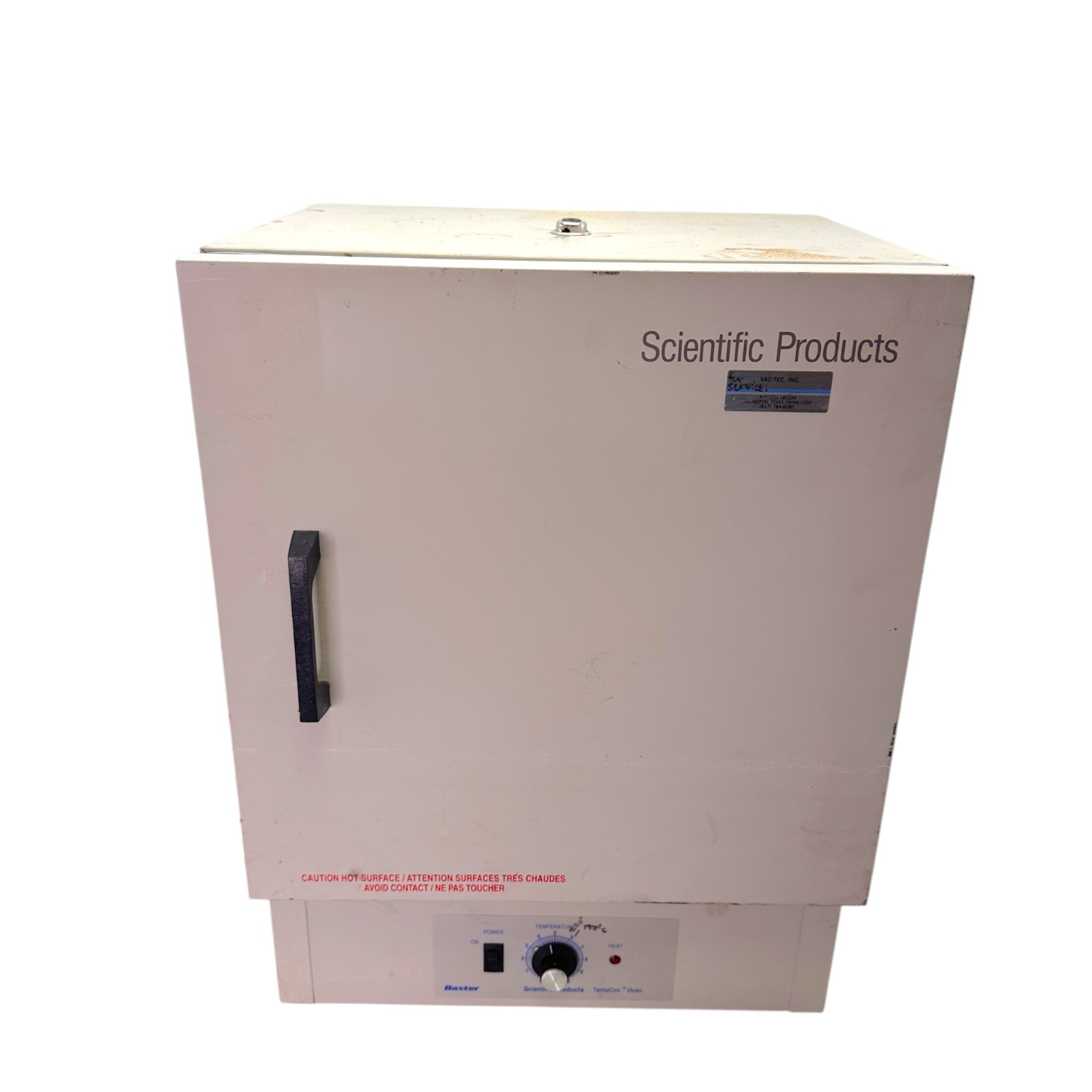 Baxter Scientific Products TempCon Lab Oven Benchtop 3-Shelf