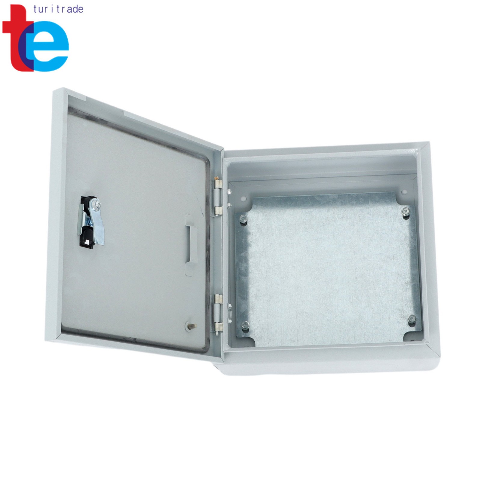 Lockable Outdoor Electrical Box 16x12x8″ – NEMA 4X Steel Enclosure IP66 Rated