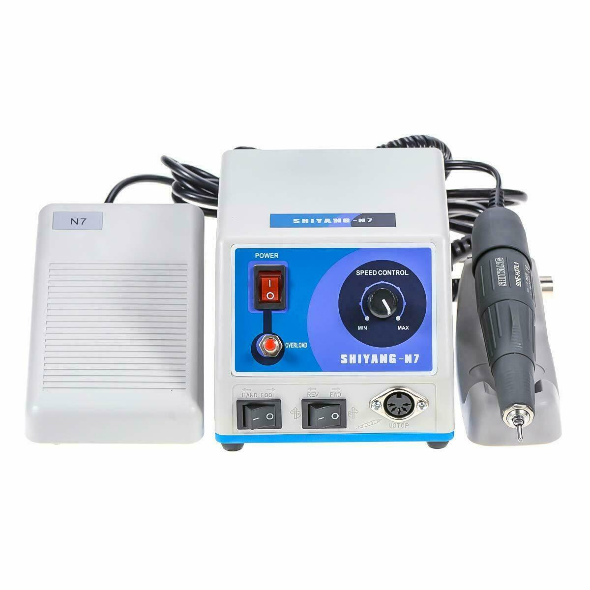 SHIYANG Micro Motor Polisher Machine N7 w/ 35K RPM Handpiece SDE-H37L1 US STOCK