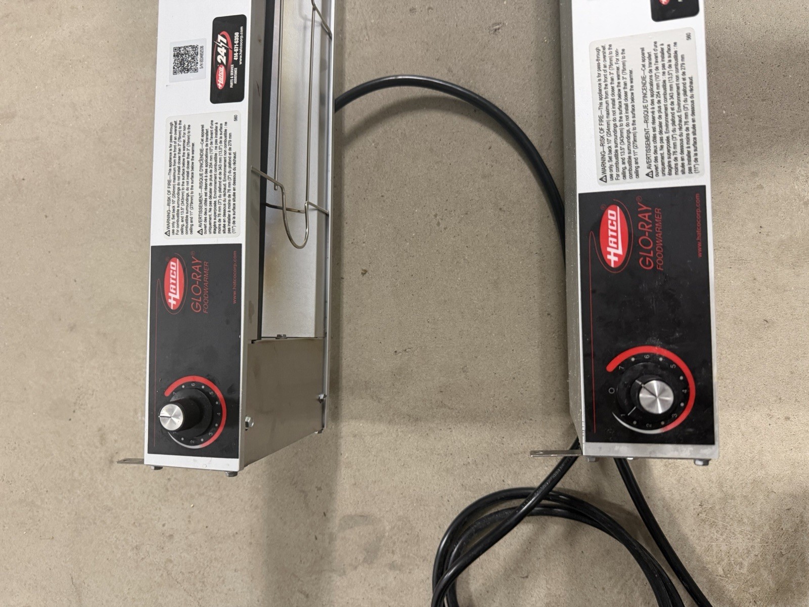 Hatco GRAH-36 Glo-Ray 120 Volt 800w Food Warmer strip heater overhead