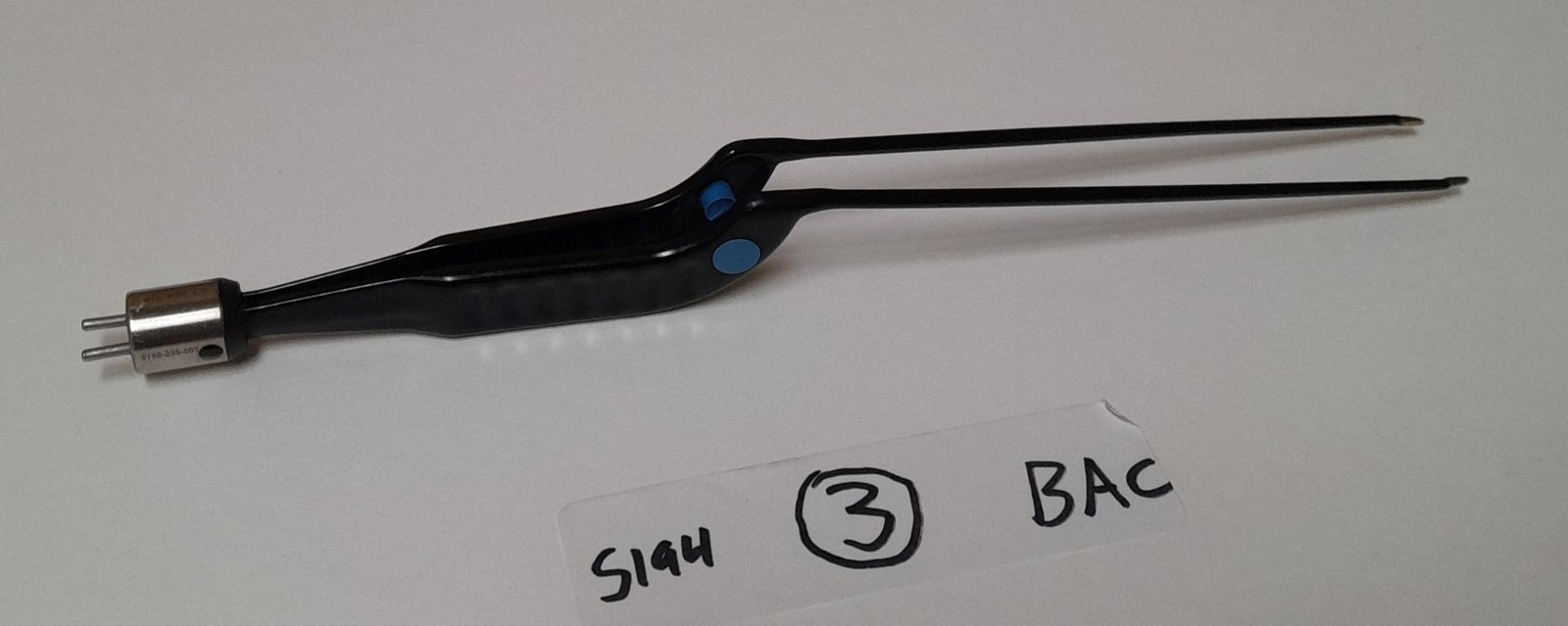 Stryker SILVERGlide 6750-230-007 Non-Stick Bipolar Bayonet Forceps ! BAC
