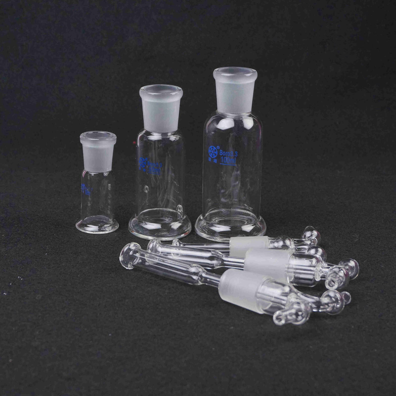 100ml/150ml/250ml/500ml Borosilicate Glass Monteggia Gas Washing Bottle Lab