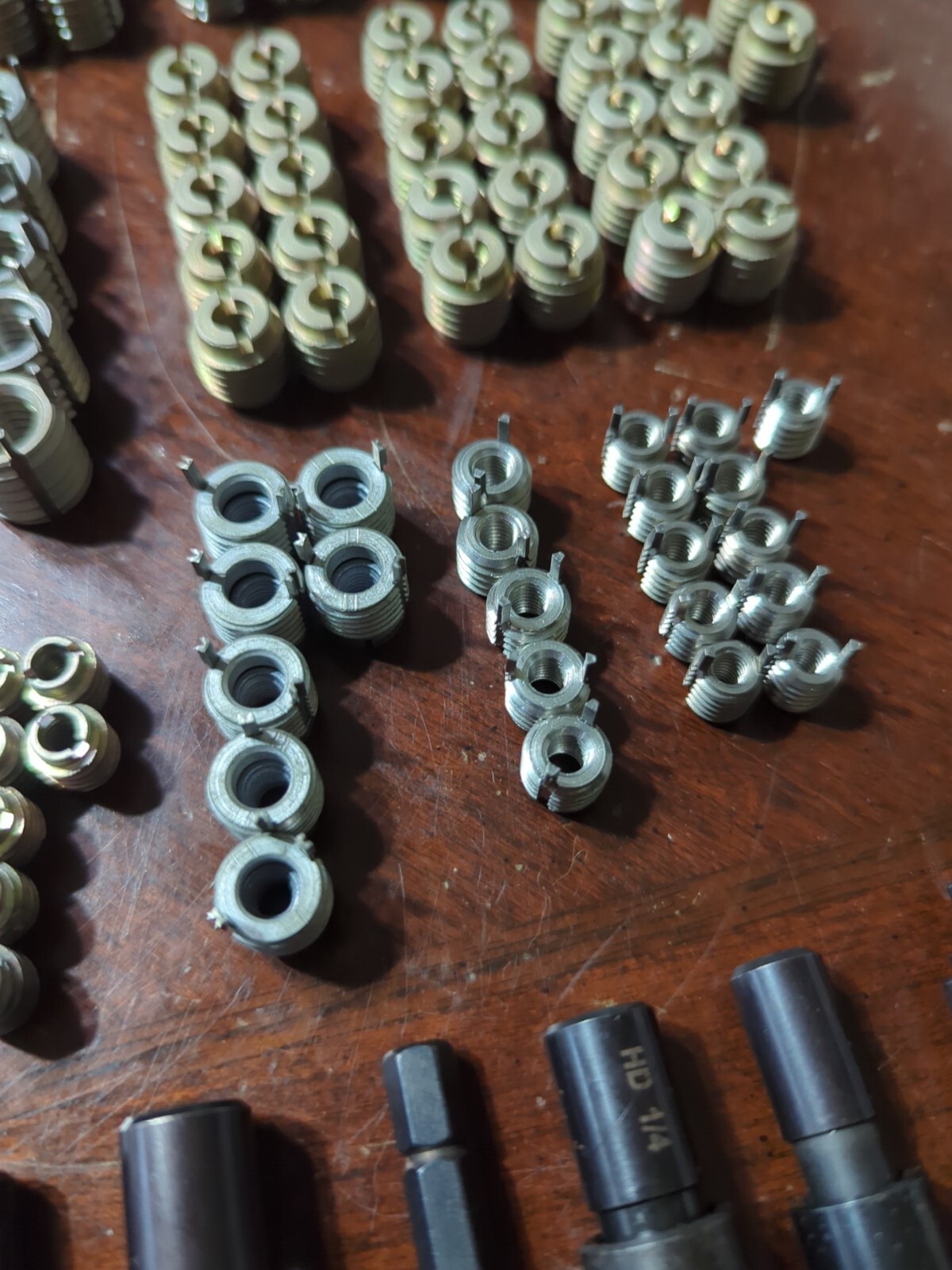 Huge 292 Piece Keylock Insert Set Acme, Carr & Others Inc 6 Tools