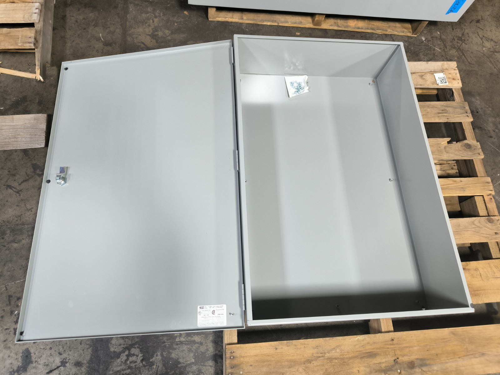 SCE SCE-36N2408LP Industrial Control Panel Enclosure Type 1 Indoor 36″ x 24″ x 8